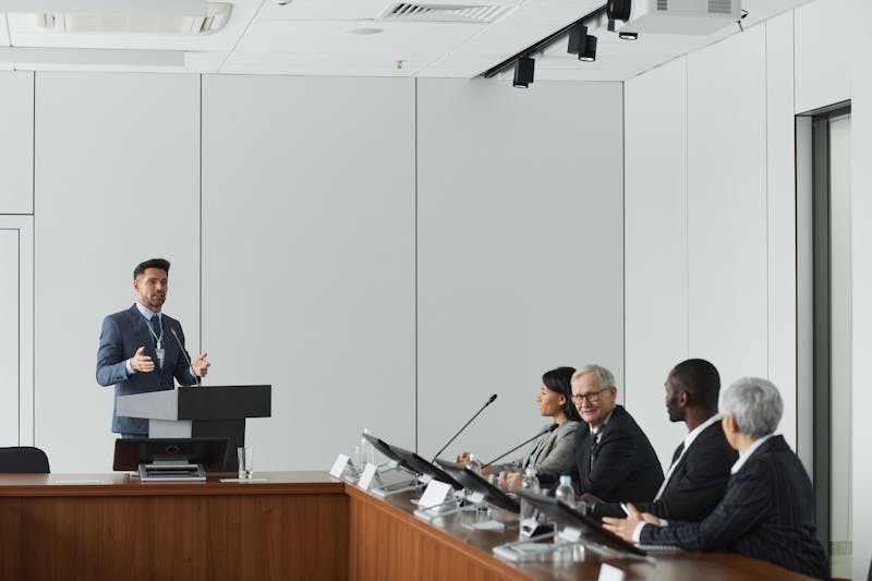 Przemówienie na konferencji